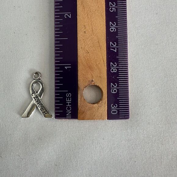 Breast Cancer Awareness Charms And Gift Bag Lot - New - Picture 5 of 5